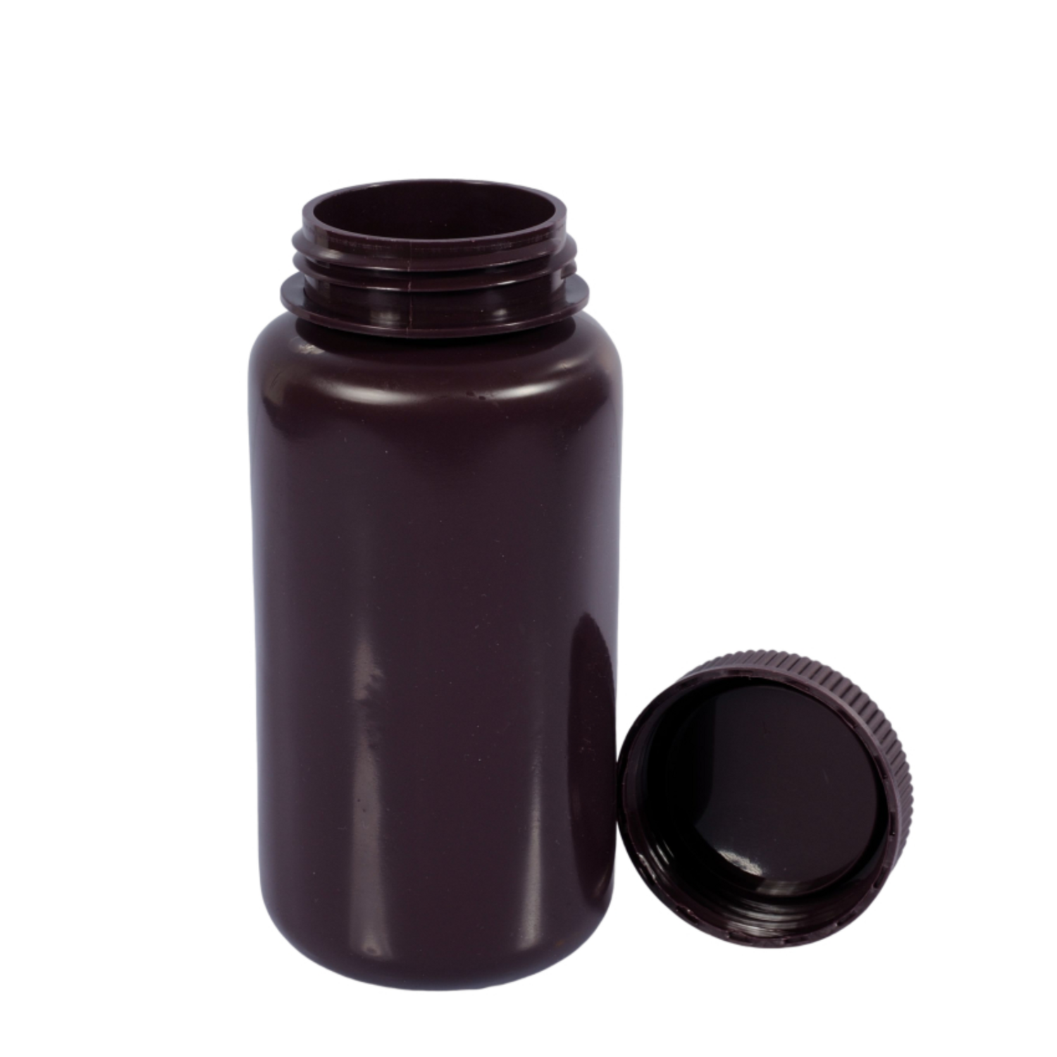 Amber Wide Mouth PP Reagent Bottles 