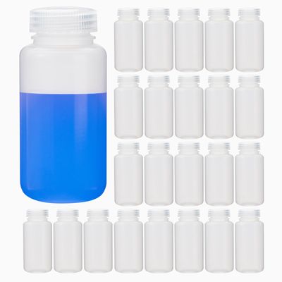 Biologix® 125ml PP Reagent Bottles, Clear,  25 /Bag, 10 Bags/Case