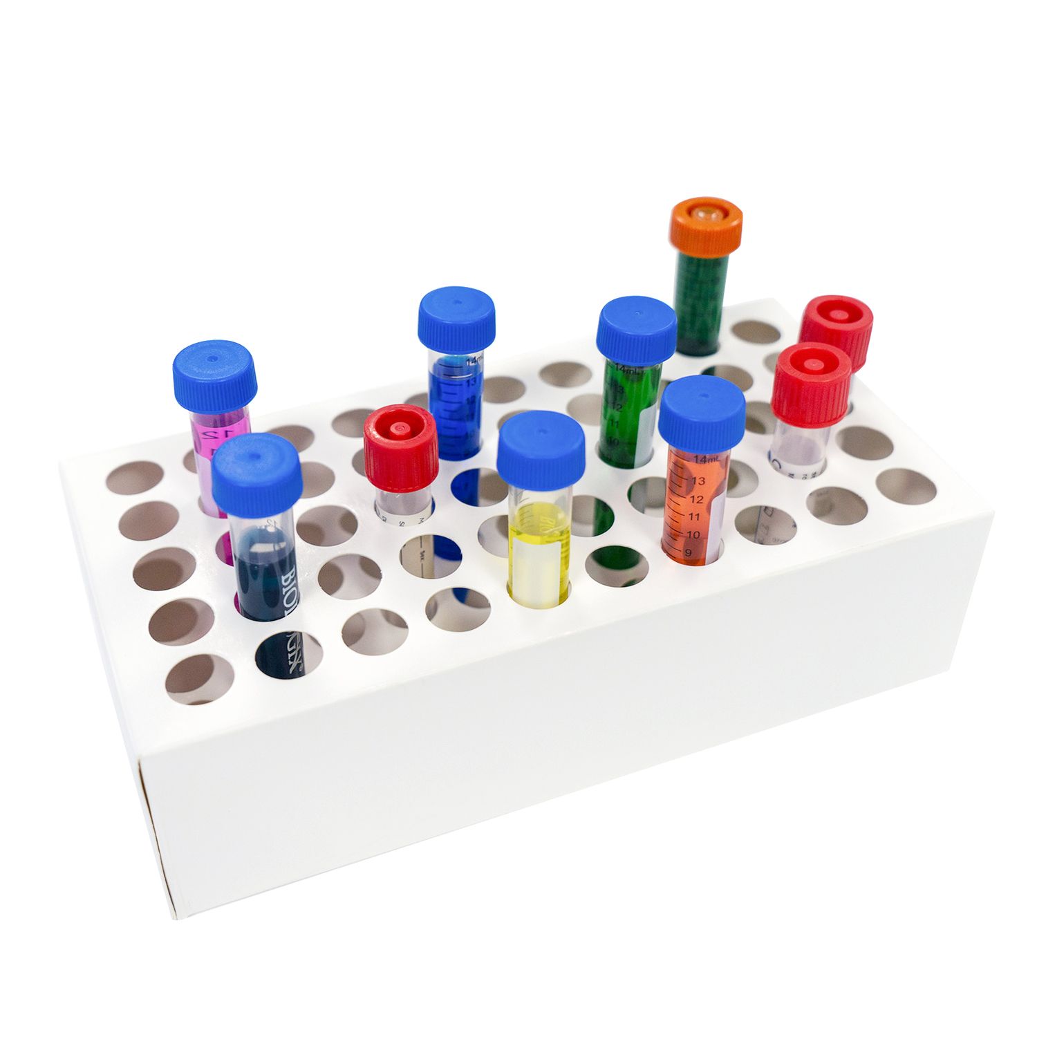 Biologix® 50-Wells Cardboard Lab Tube Storage Racks,10 Pcs/Case