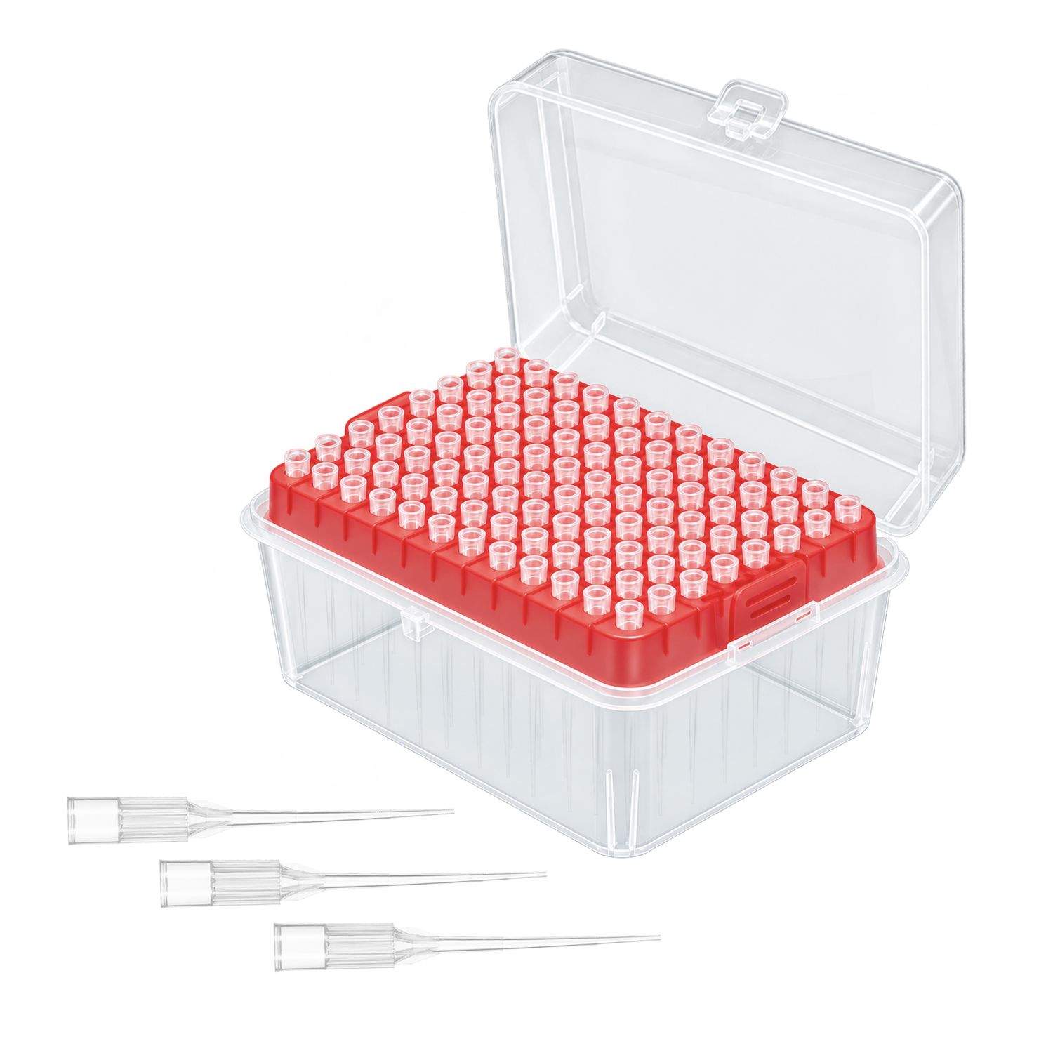 Biologix LTS Pipette Tips-20ul/200ul/1000ul, Sterile, Non-Filtered,  96 Tips/Rack, 10 Racks/Pack, 50 Racks/Case