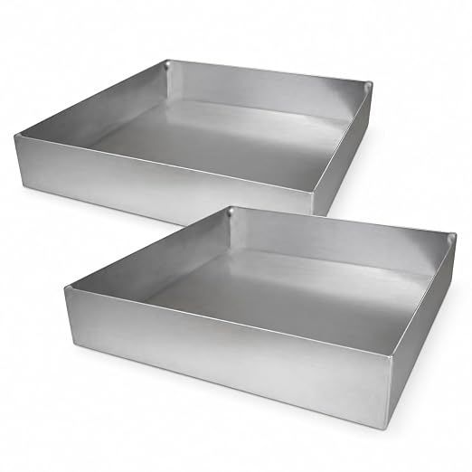 Drosophila Trays for Drosophila vials and bottles, Aluminum Metal, 2 Pcs/Case
