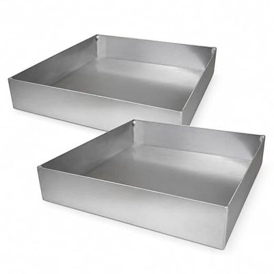 Drosophila Trays for Drosophila vials and bottles, Aluminum Metal, 2 Pcs/Case