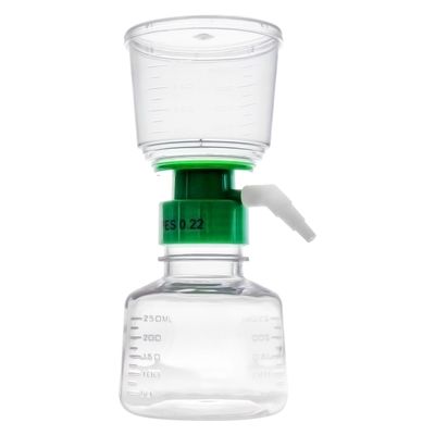 Biologix® Vacuum Filtration Unit, CA, 0.45μm, 250 mL, Case of 12
