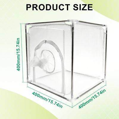 Insect Rearing Cage, 106μm, Stainless Steel Sleeve, 40*40*40 cm, 1/Case