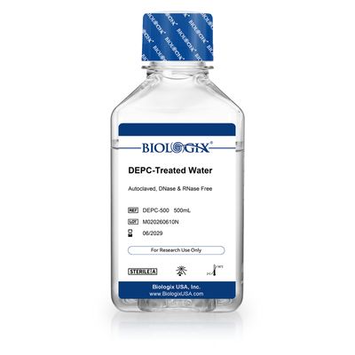 Biologix® DEPC-Treated Water (DNase, RNase free), Sterile, 500mL/ Bottle