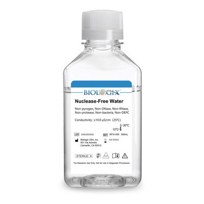Biologix® Nuclease-Free Water, 500mL/ Bottle