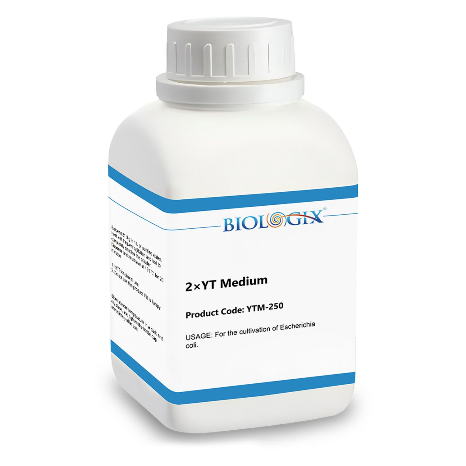 Biologix® 2×YT Medium Powder, Lab Bacterial Culture Medium, 250g/ Bottle