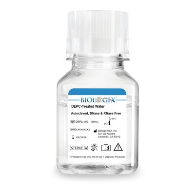 Biologix® DEPC-Treated Water ( DNase, RNase free ), Sterile, 100mL/ Bottle