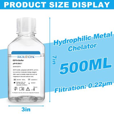 Biologix® EDTA Buffer, PH8.0, 500mL/ Bottle