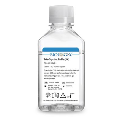 Biologix® TG (Tris-glycine) buffer (10×), PH8.3, 500mL/ Bottle