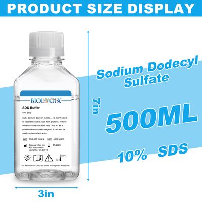 Biologix® SDS ( Sodium dodecyl sulfate ) Buffer, 500mL/ Bottle