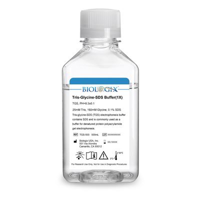 Biologix® Tris-glycine-SDS (TGS) Electrophoresis Buffer (1×), pH8.3, 500mL/Bottle