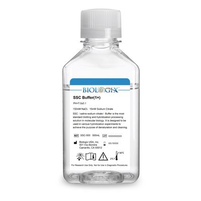 Biologix® SSC (saline sodium citrate) Buffer (1×), PH6.9-7.1, 500mL/Bottle