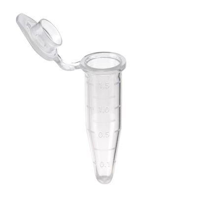 Clear Plastic Graduated Microcentrifuge Test Tubes