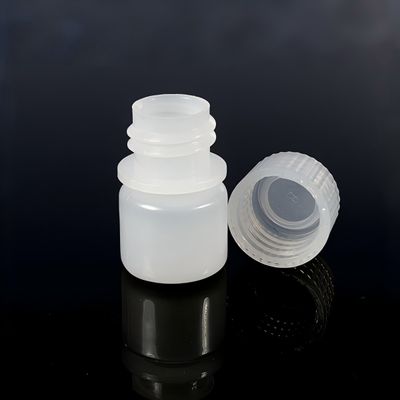Biologix®  8mL HDPE wide-mouth bottles. Hdpe-made bottle, PP cap. Natural color, Dnase &amp; Rnase free, non-pyrogen, 100 /pack,10 packs/case