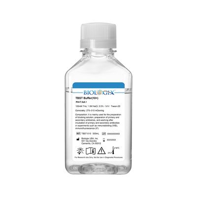 Biologix® TBST buffer（10×），PH7.5，500mL/ Bottle, 10 Bottles/Case