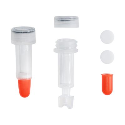 Biologix® 800 μL Empty Screw Cap Spin Columns with Frit Plates, Unassembled, 50 Sets