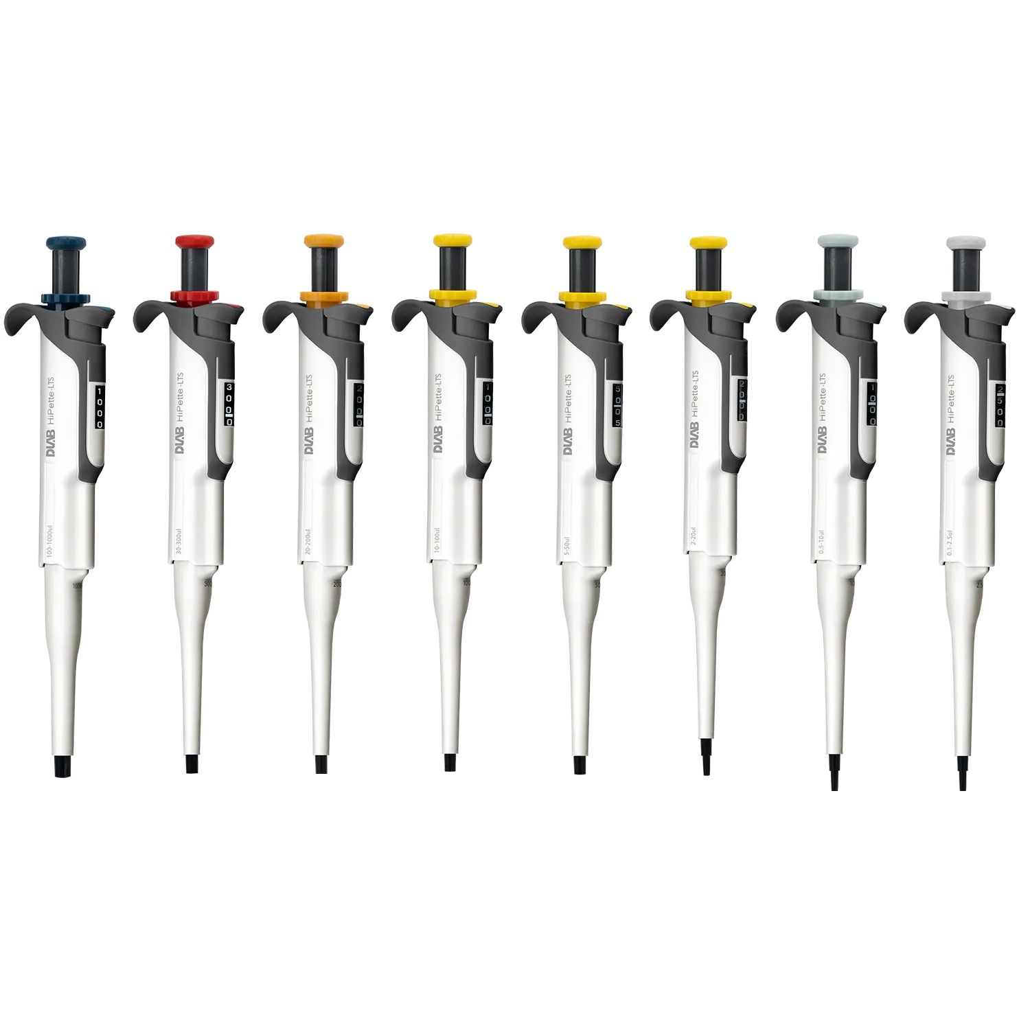 HiPette-LTS Light feel manual adjustable color pipette