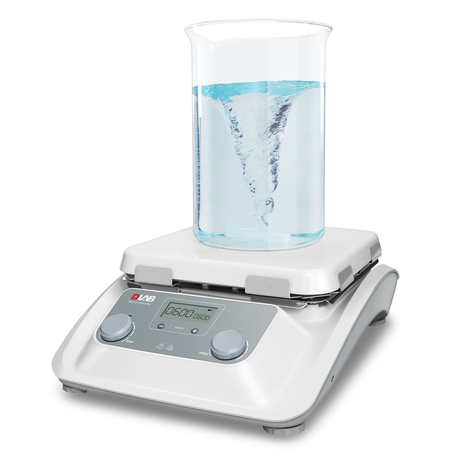 LCD Digital Magnetic Hotplate Stirrer With 10 Inch Ceramic Plate
