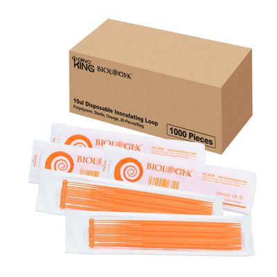 Biologix® Inoculating Loops, 1μl/10μl, 20 Pcs/Bag, 50 Bags/Case