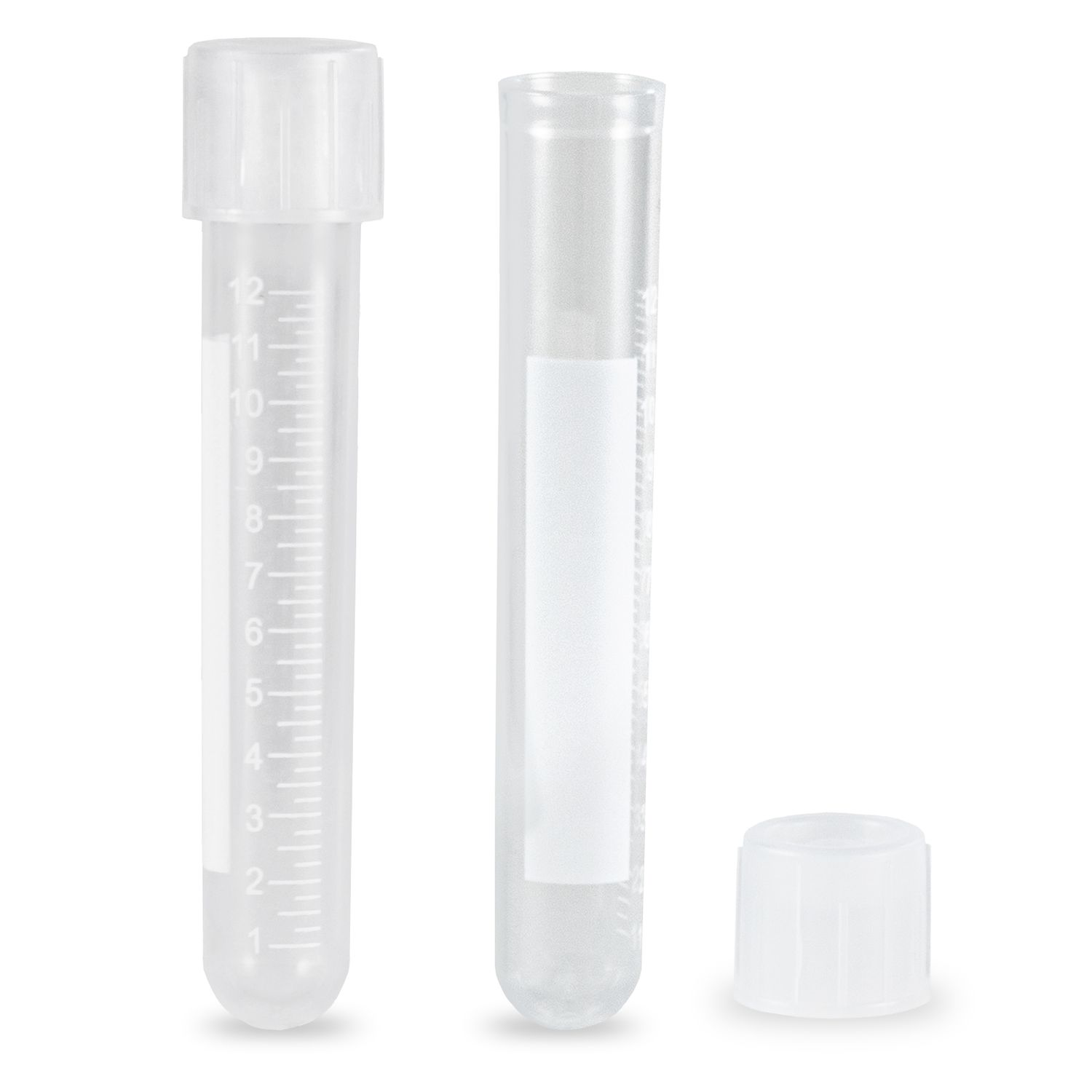 Biologix Culture Tubes, 14ml, Dual Position Cap, 17×100mm, Graduation, Polypropylene, Case of 1000