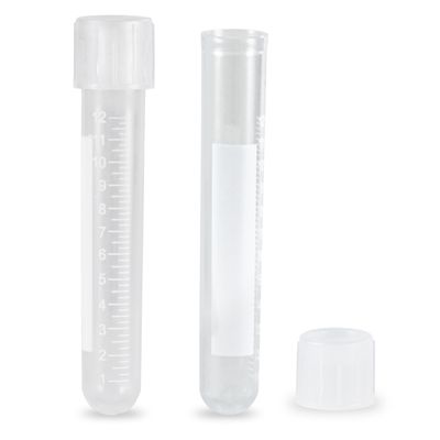 Biologix Culture Tubes, 14ml, Dual Position Cap, 17×100mm, Graduation, Polypropylene, Case of 1000