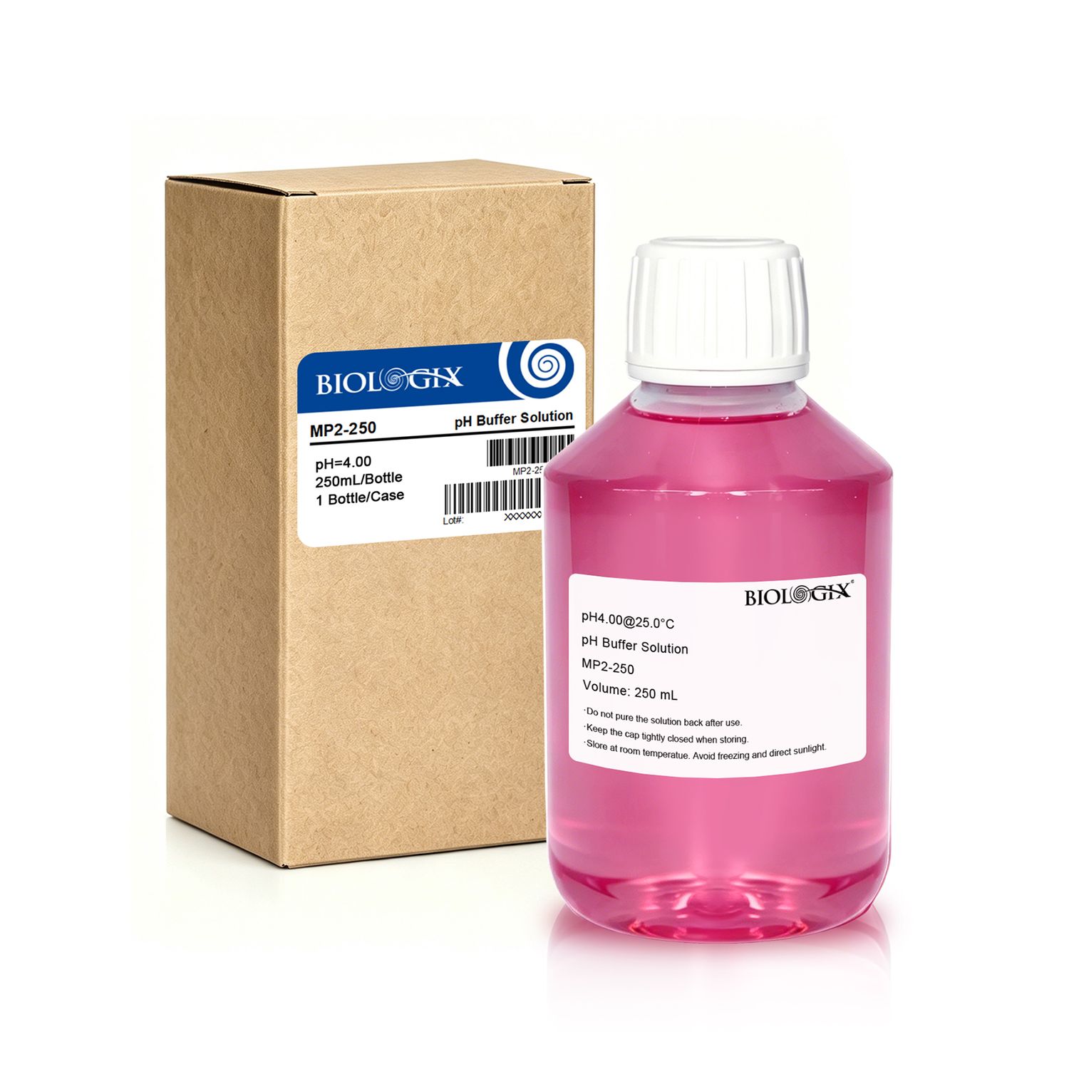 Biologix® pH Calibration Buffer Solution, 250mL/Bottle