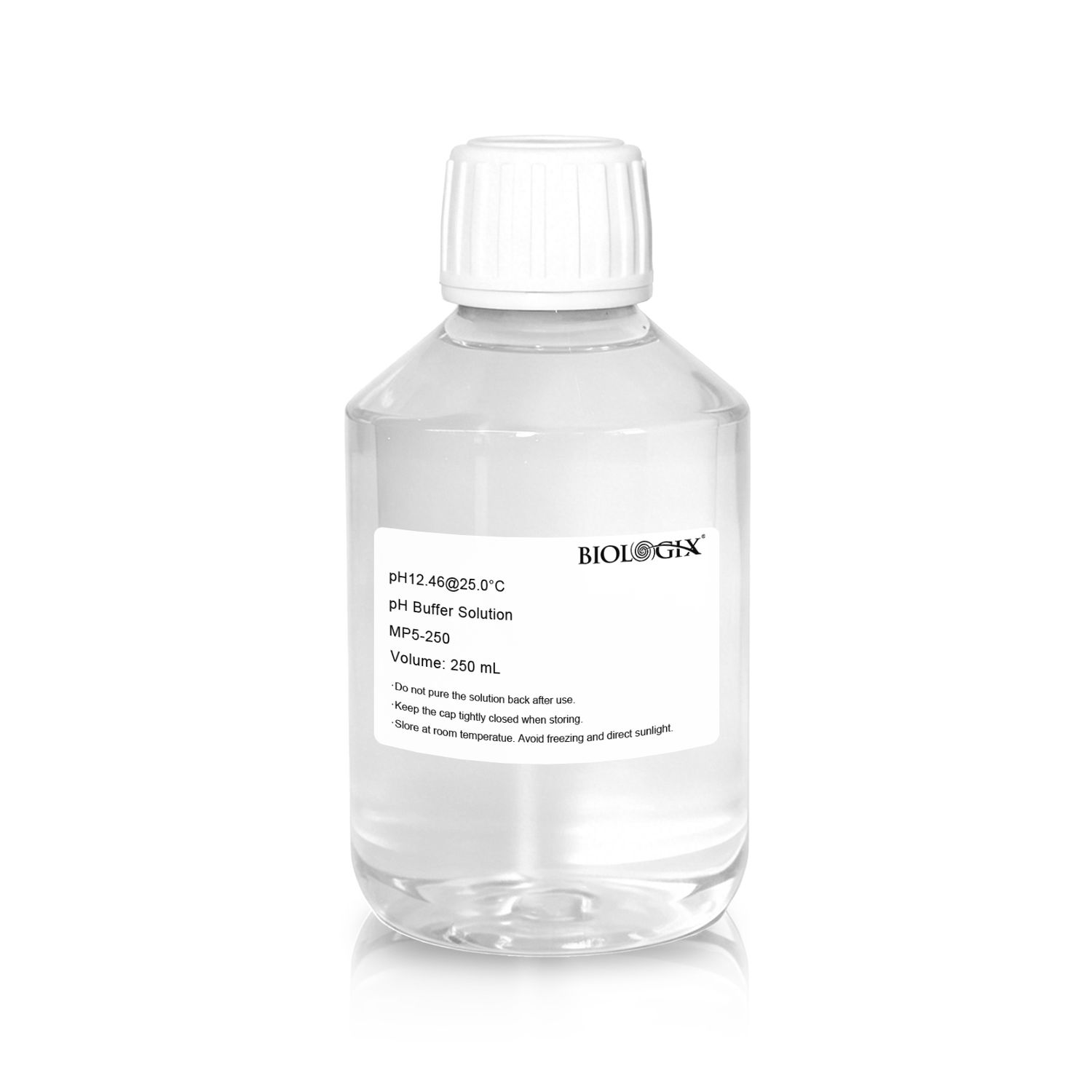Biologix® pH Calibration Buffer Solution, pH 12.46, 250mL/Bottle
