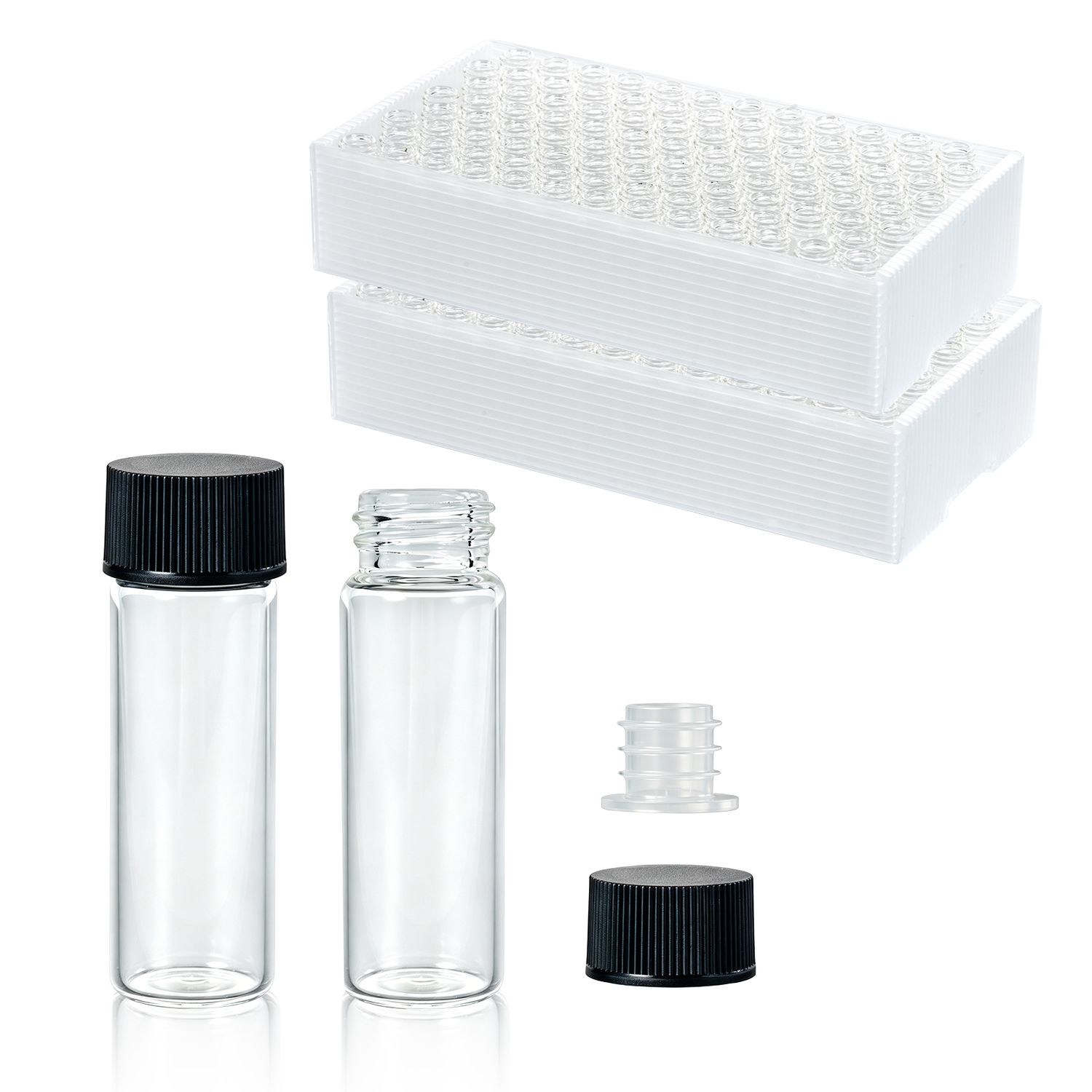 borosilicate glass sample vials