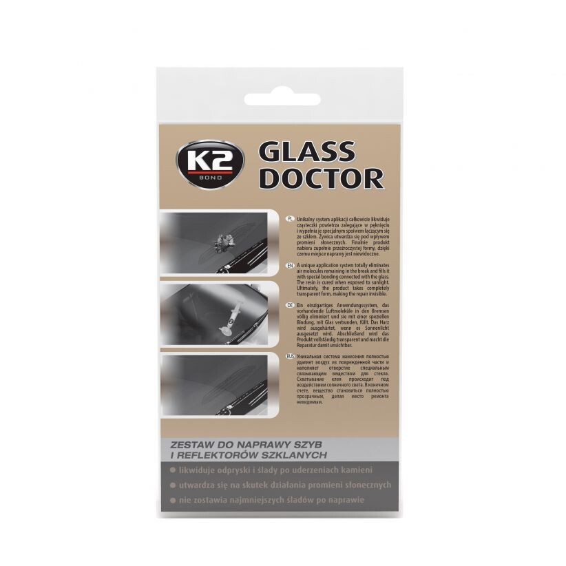 Клей для стекол K2 GLASS DOCTOR (набор)