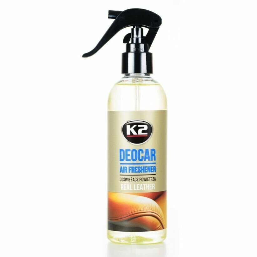 Ароматизатор DEOCAR K2 натуральная кожа, спрей 250мл.
