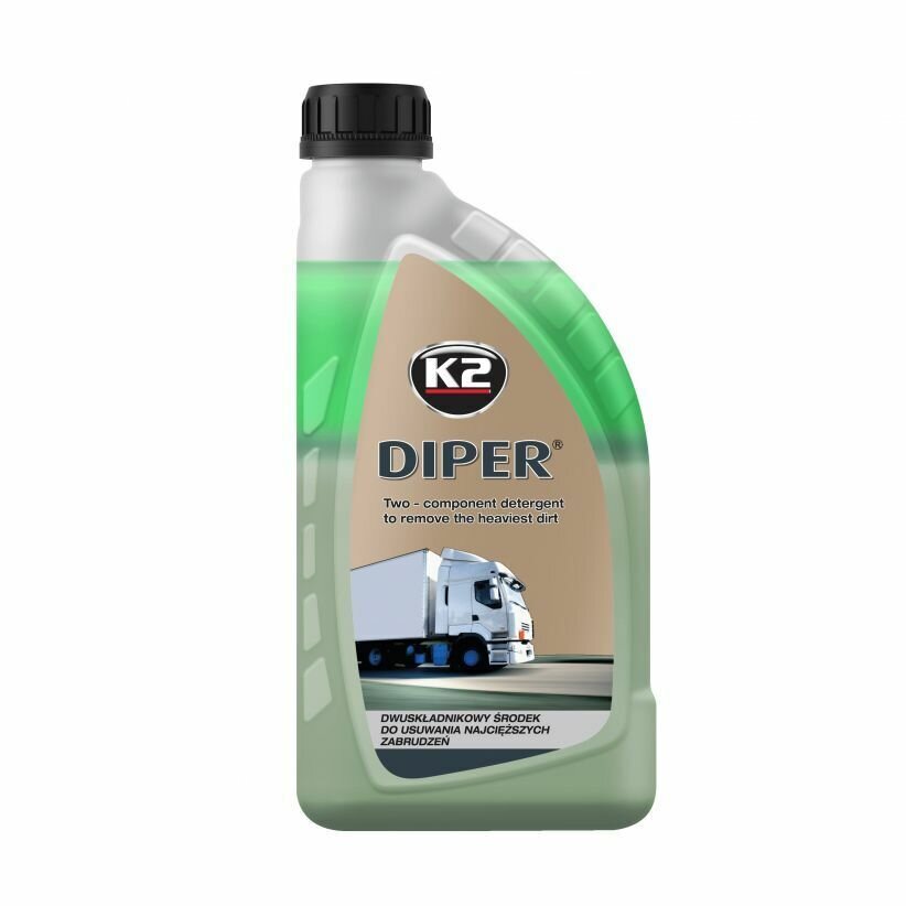 Двухкомпонентное средство для самых сильных загрязнений DIPER K2 1кг.