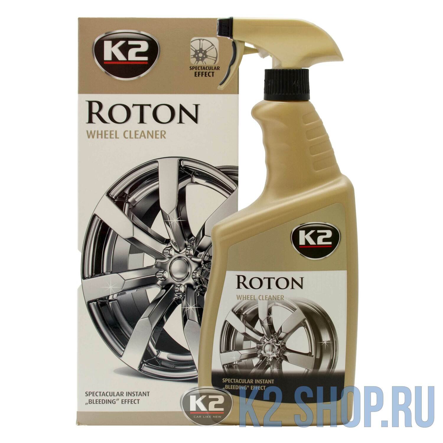 Очиститель колёсных дисков  ROTON К2GOLD, 700мл