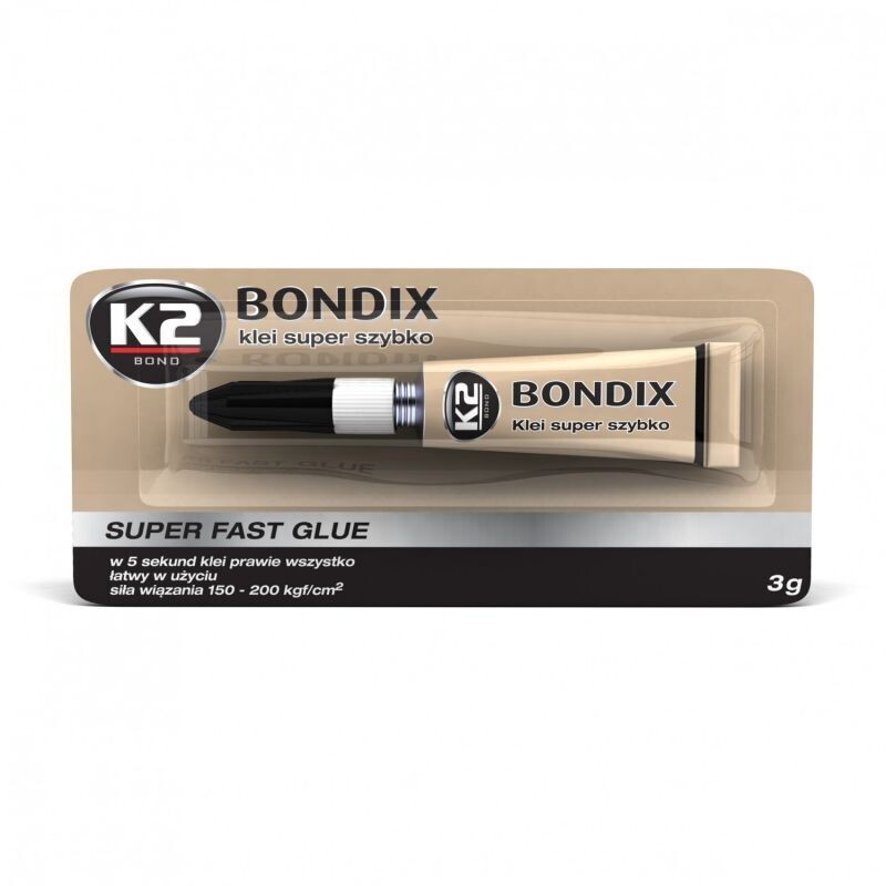 K2 Клей BONDIX Super Fast 3g (комплект 2 шт)