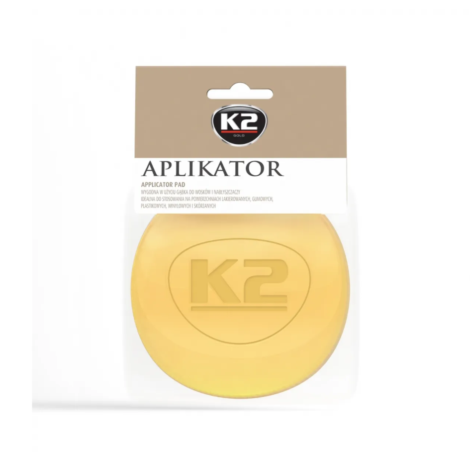 Губка-аппликатор для полировки автомобиля K2PRO APLIKATOR 4" (комплект 2 шт)