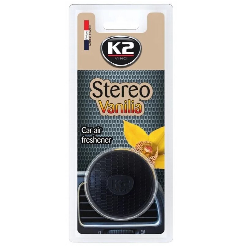 Ароматизатор K2 "STEREO" на дефлектор (ваниль)