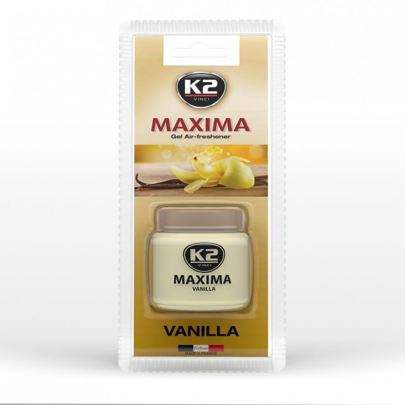Ароматизатор K2 "MAXIMA" гелевый 50мл (ваниль)