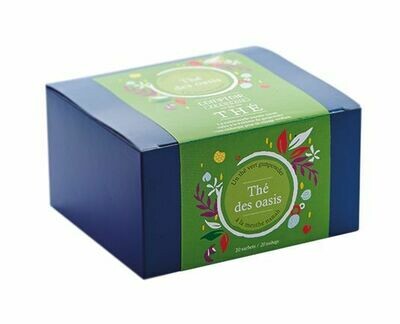 THÉ DES OASIS  - Thé vert Gunpowder  - Menthe Nanah