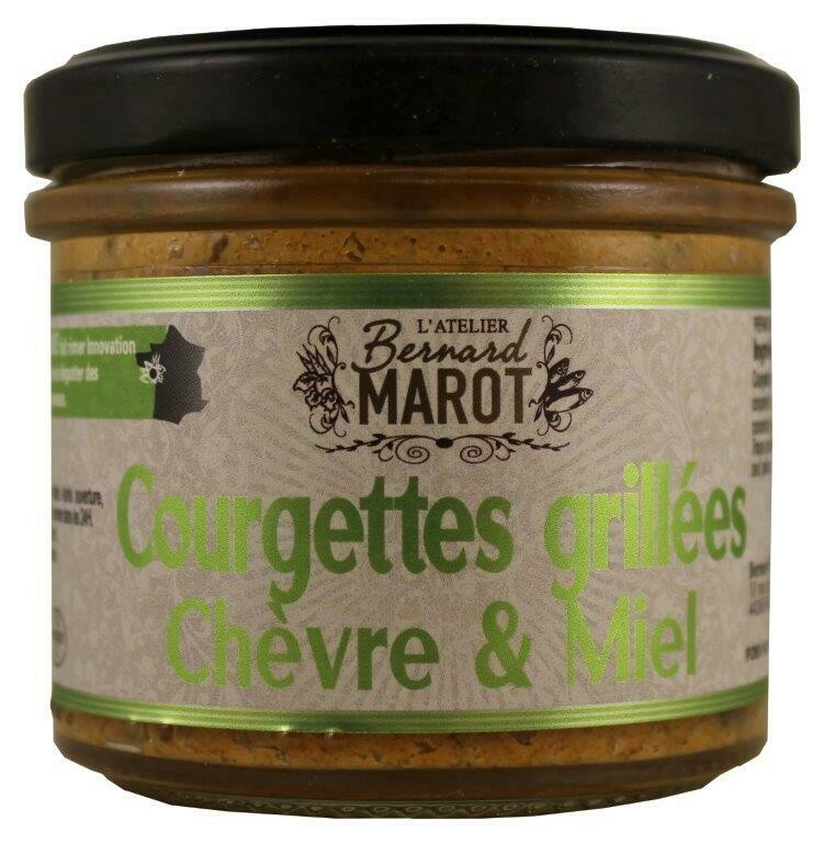 COURGETTES GRILLÉES CHÈVRE & MIEL