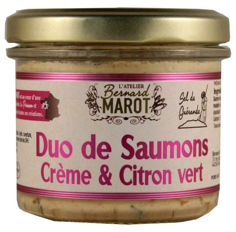 DUO DE SAUMONS CRÈME & CITRON VERT