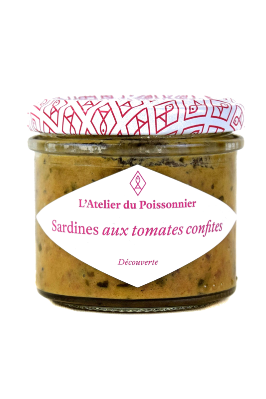 RILLETTES DE SARDINES AUX TOMATES CONFITES