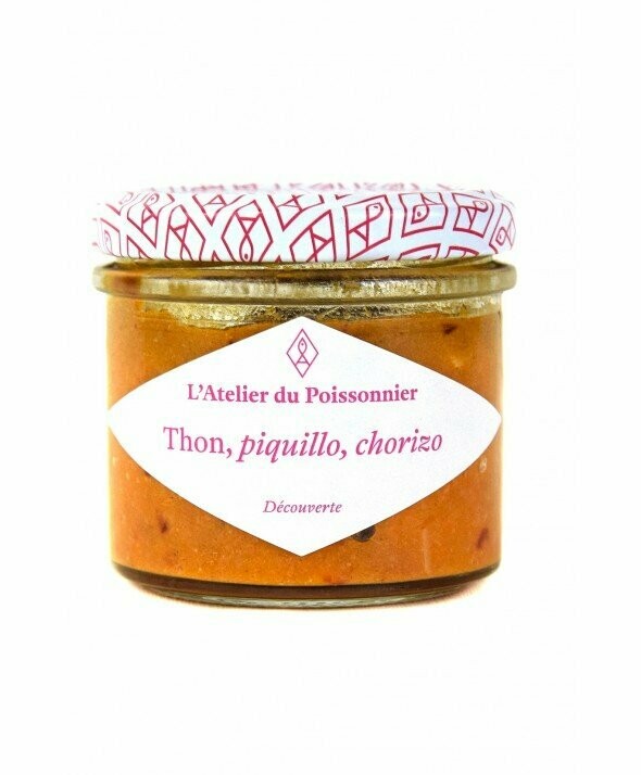 RILLETTES DE THON, PIQUILLO, CHORIZO