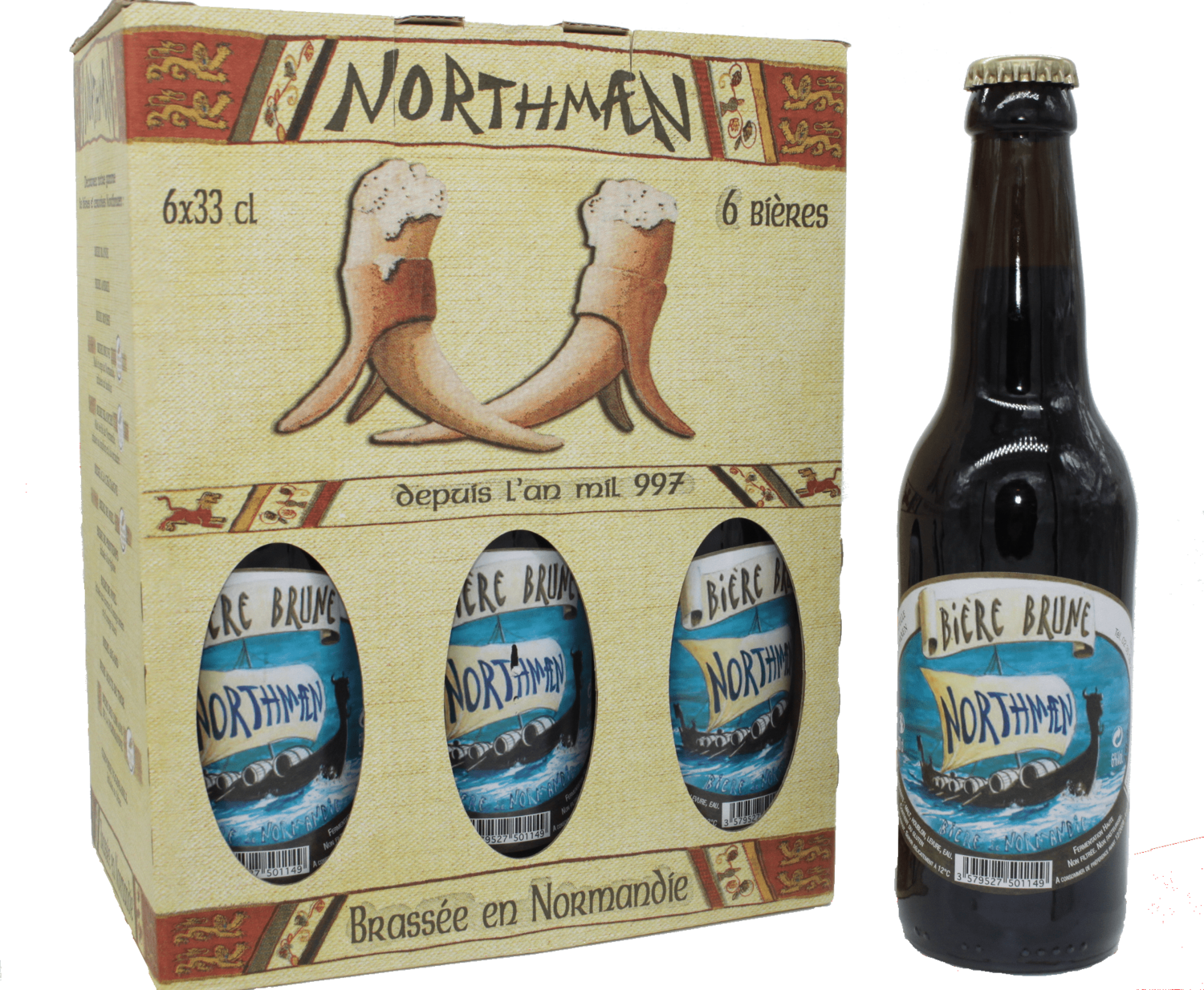 NORTHMAEN BRUNE - KNARR x 6