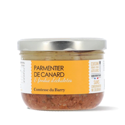PARMENTIER DE CANARD, FONDUE D'ÉCHALOTES