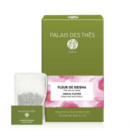 FLEUR DE GEISHA - Thé vert parfumé - Floral et Fruité