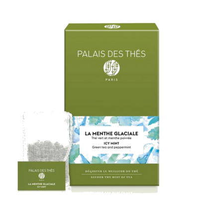 LA MENTHE GLACIALE  - Thé vert parfumé - Menthe poivrée