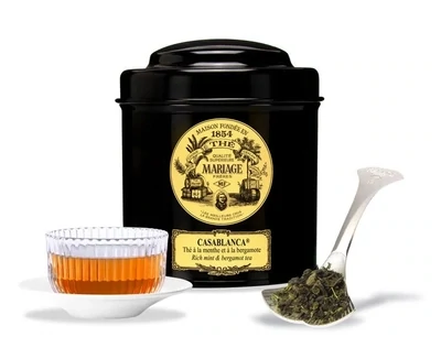 CASABLANCA® - Thé noir et  thé vert  - Menthe douce, note de Bergamote