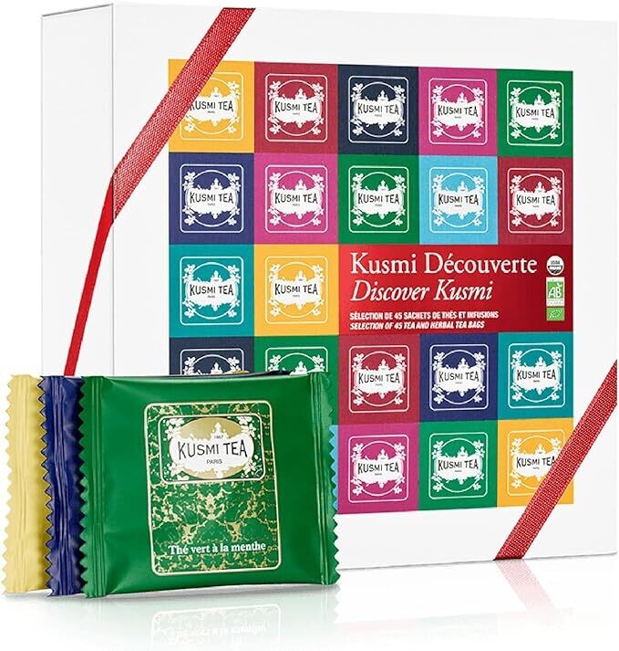 COFFRET KUSMI  DÉCOUVERTE  - 45 Sachets mousseline