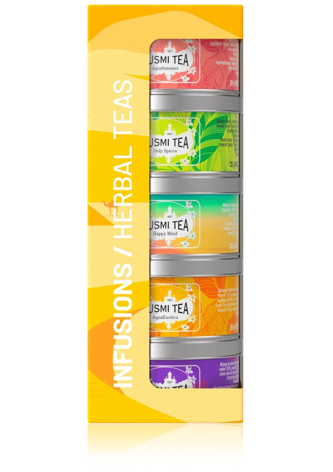 COFFRET LES INFUSIONS- 5 Miniatures d'infusions