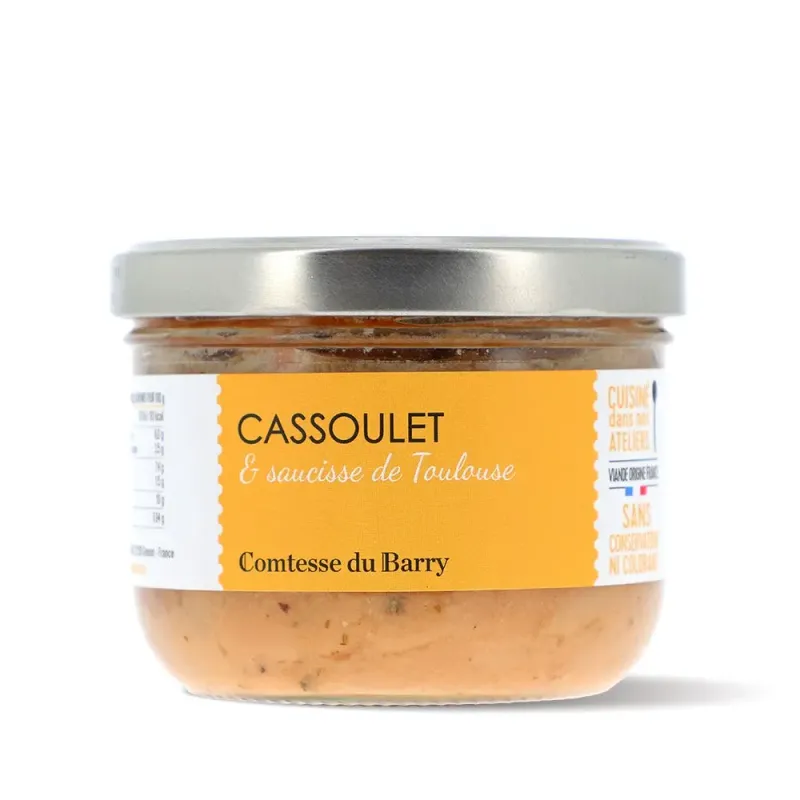 CASSOULET SAUCISSE ET SAUCISSE DE  TOULOUSE